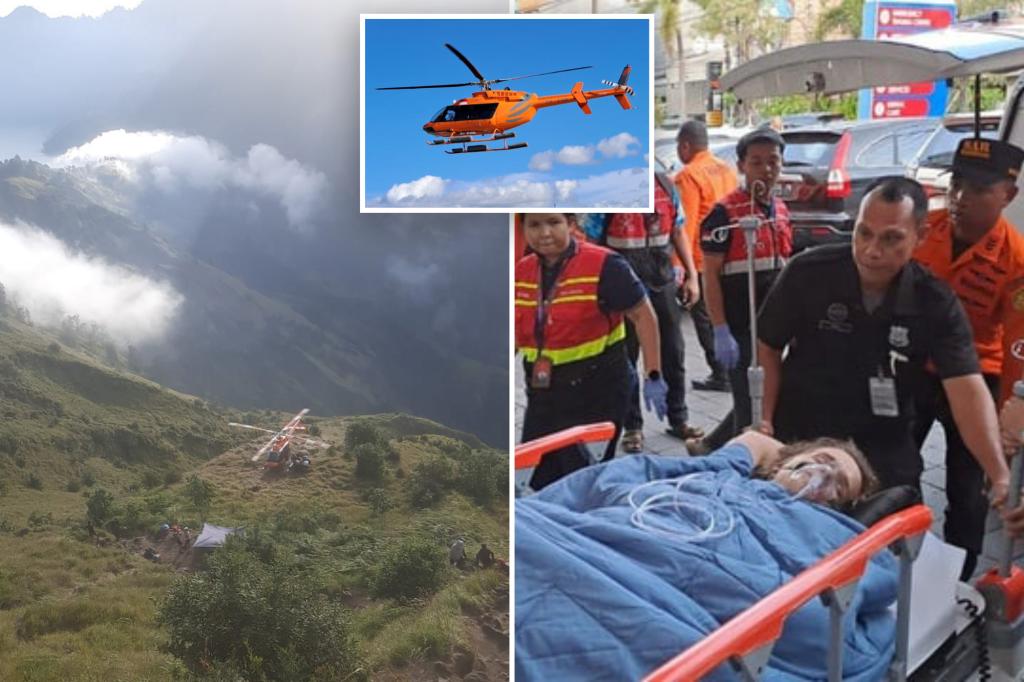 Two tourists rescued from same active volcano where Brazilian tourist fell to her death