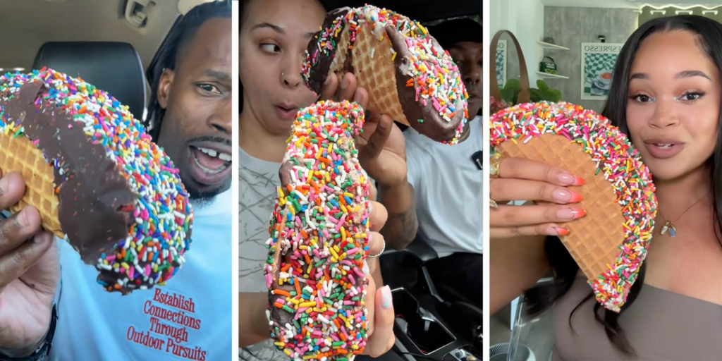 Coldstone's new $18 Choco Taco is a hit. But customers are calling out the company for inconsistent portion sizes