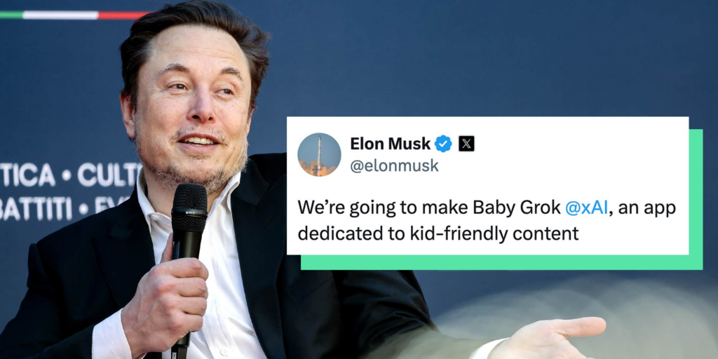 "This is how the world ends": Here's how the internet is reacting to Elon Musk teasing "baby Grok AI" for kids