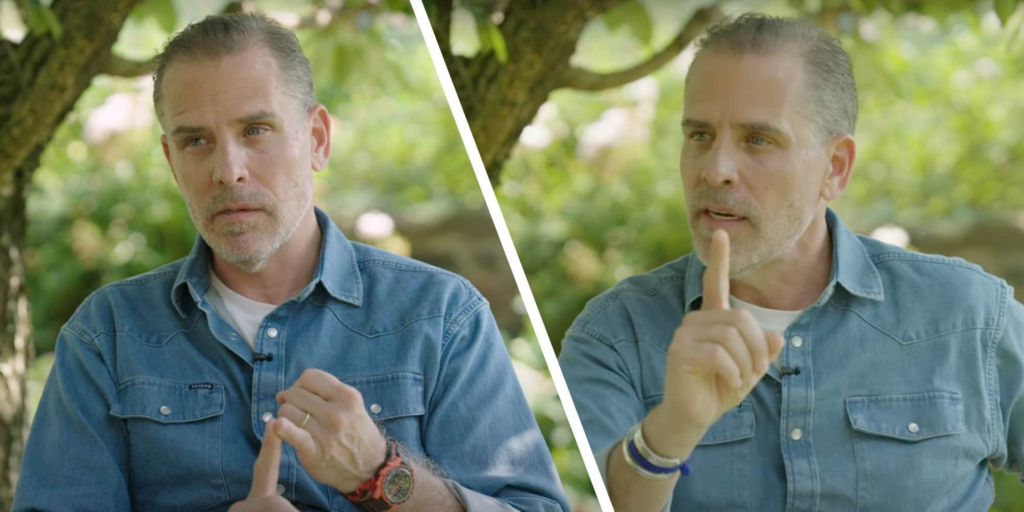 "The man woke up and chose violence": Hunter Biden's unfiltered interview takes shots at pretty much everyone