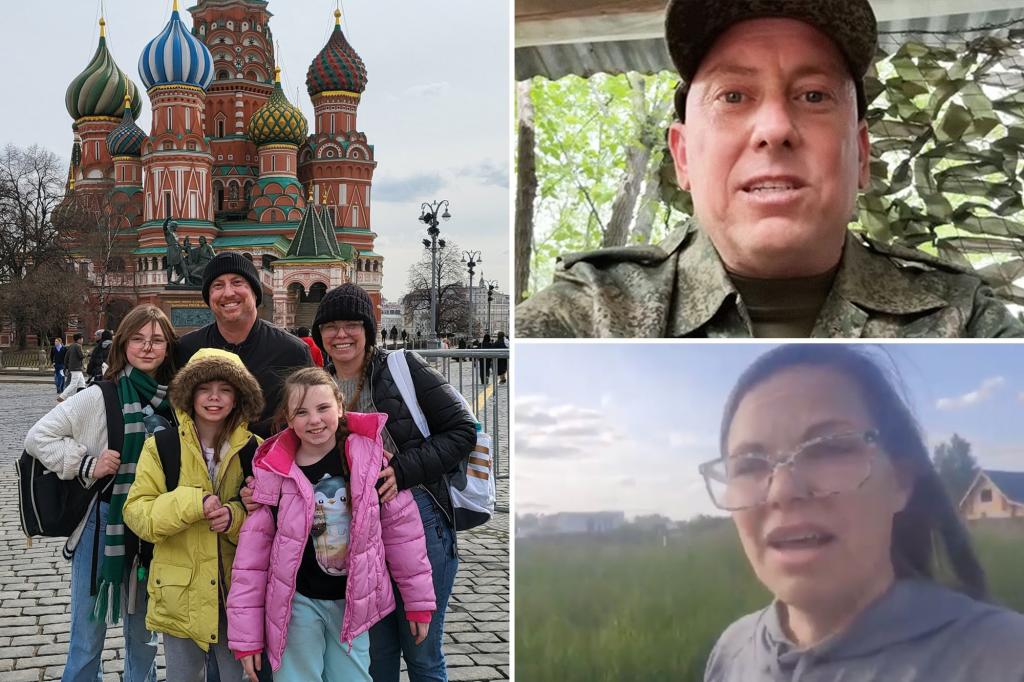 American father-of-three who joined Russian army to escape ‘woke’ US has been sent to the frontlines, wife says
