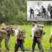 Hikers dressed as Nazi soldiers stopped by police and ordered to remove offensive symbols