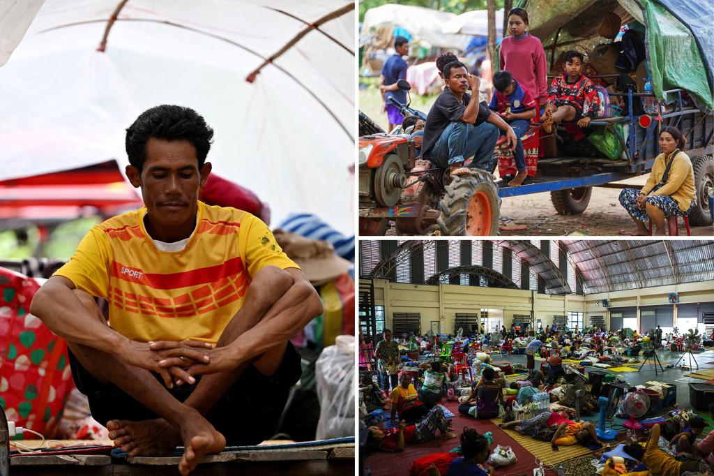 Tens of thousands flee their homes in Thailand and Cambodia as border clashes enter second day