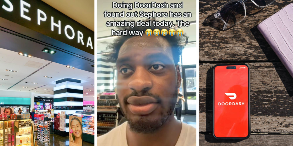 "I've never laughed harder at them trying to find product": Confused male DoorDashers are filling up Sephora stores thanks to a beauty sale