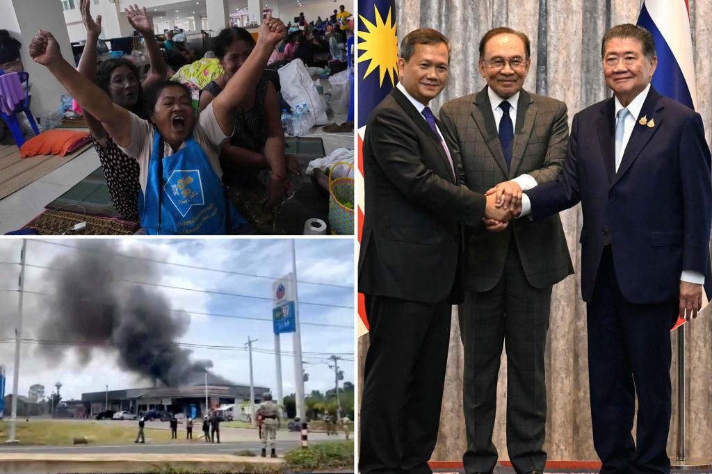 Thailand and Cambodia agree to ‘immediate and unconditional’ cease-fire, Malaysian PM says