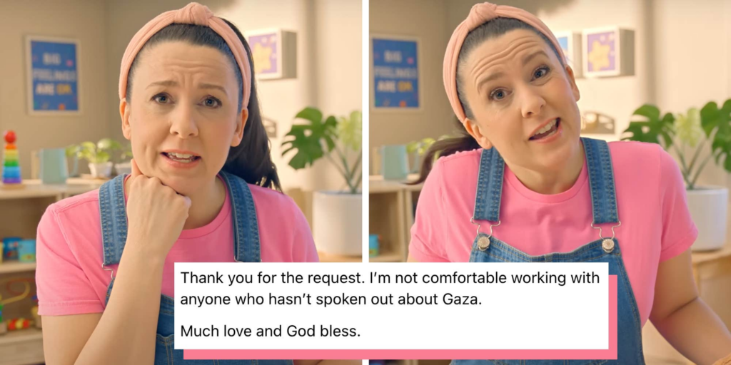 Ms. Rachel is "not comfortable working with anyone who hasn’t spoken out about Gaza," encourages other celebrities to take action
