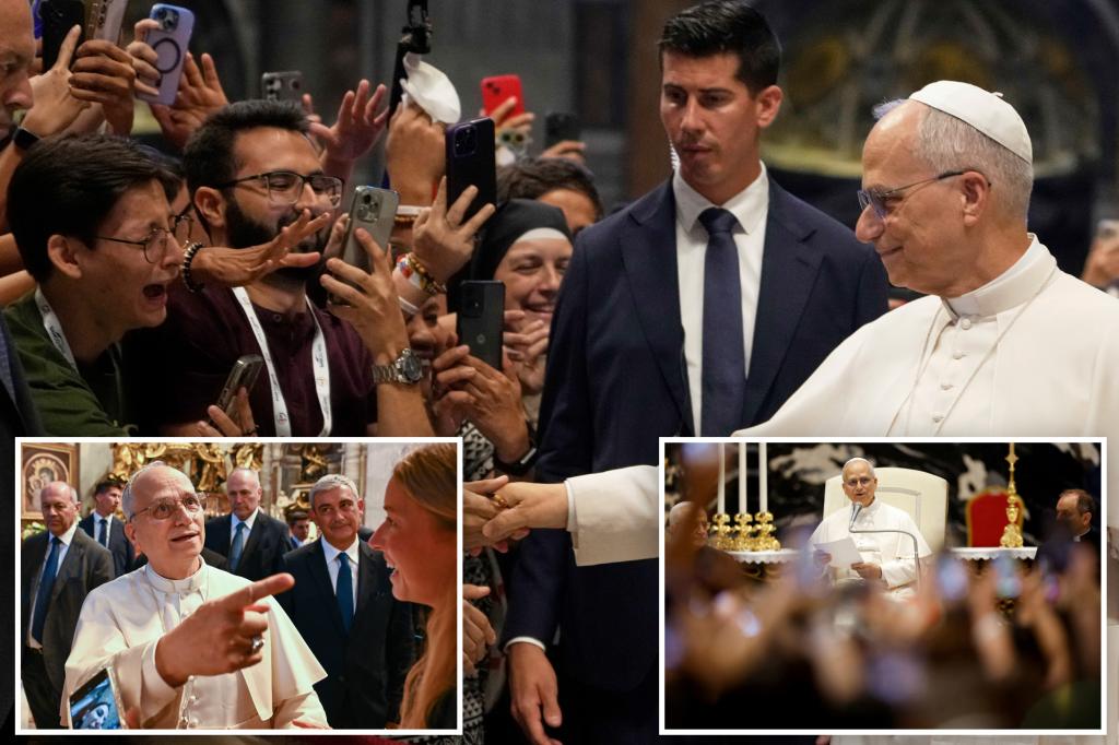 Pope Leo XIV receives a rock star’s welcome at Catholic influencer festival