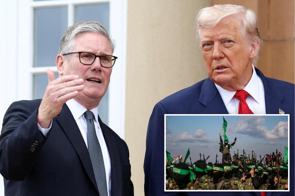 Trump reacts to Starmer plan to recognize Palestine: ‘Could make the case that you’re rewarding Hamas’ 