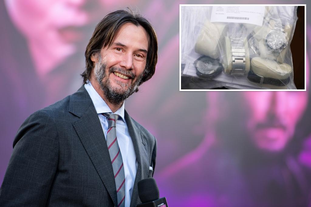 Chile returns $125,000 in luxury watches stolen from Keanu Reeves by South America-based crime ring