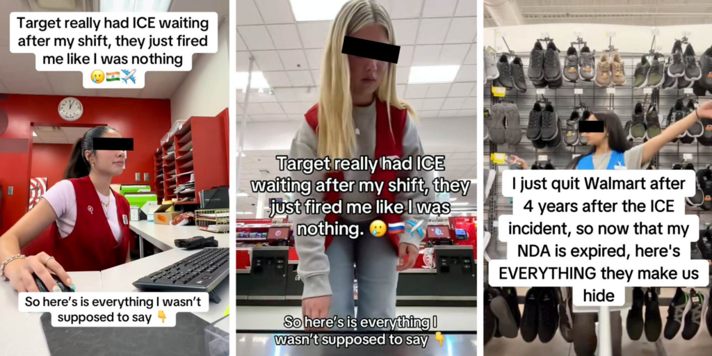 "Walmart just called ICE on me": What's going on with the TikTok videos claiming they were fired by Walmart and Target?