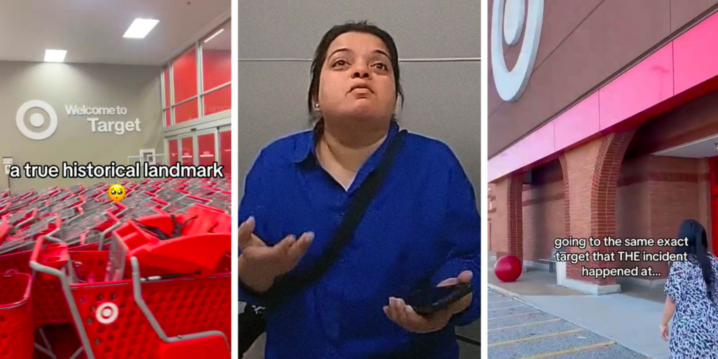 "A true historical landmark": People are making tribute videos at the Target where a woman shoplifted for 7 hours