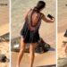 "All the narcissists saying she did nothing wrong": Tourist walks through sea turtle habitat for selfies, despite being yelled at