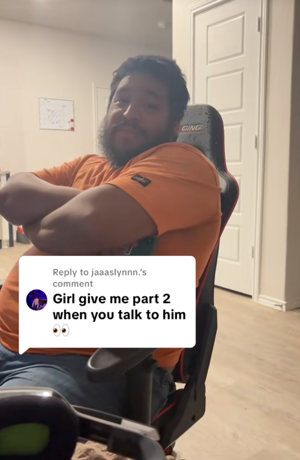 Girl give me part 2 when you talk to him 