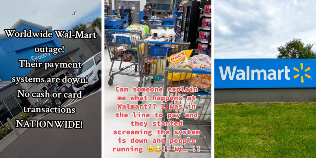 "America, something's up": Walmart shoppers mystified by widespread in-store outages nationwide turn to social media