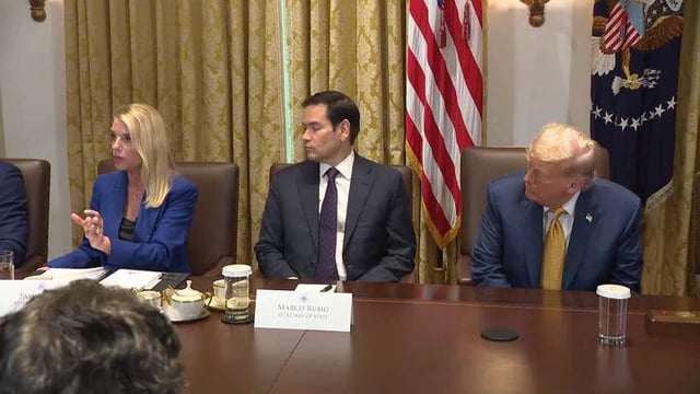 Attorney General Pam Bondi tries to explain the missing minute from Epstein prison footage