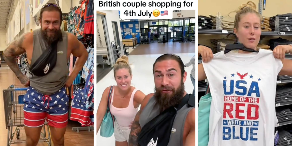 British couple reacts to shopping in Walmart for the first time