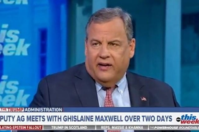 Chris Christie says deputy AG interviewing Maxwell was ‘highly unusual’