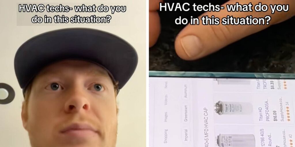 "Cry about it": HVAC tech claps back after customer Googles part and sees 1000% markup