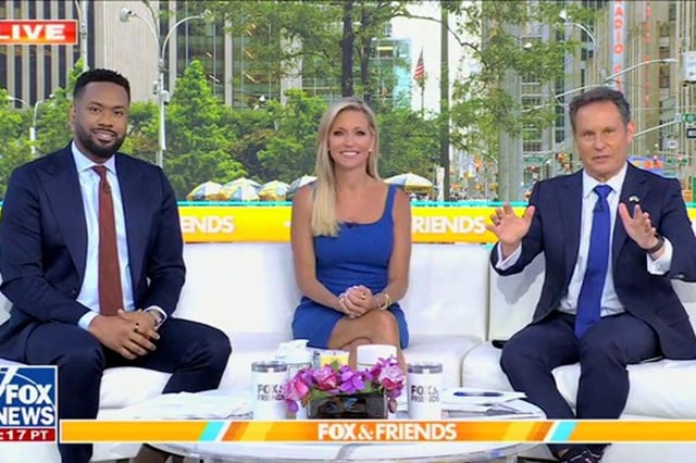 Fox & Friends does just what Trump wants – they pretend the Epstein fiasco doesn’t exist