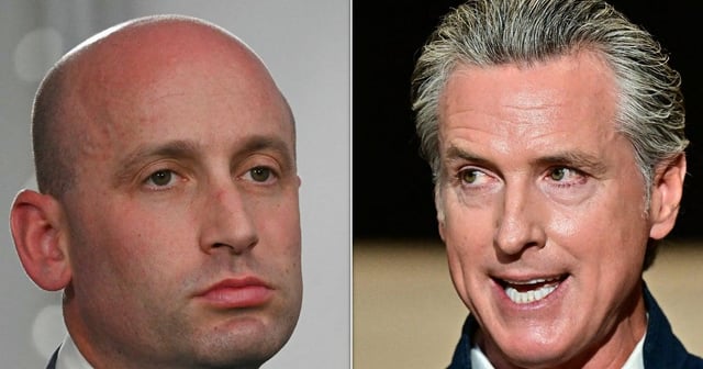 Gavin Newsom’s Press Office Calls Stephen Miller A 'Fascist Cuck' Amid Rumors About His Wife And Elon Musk