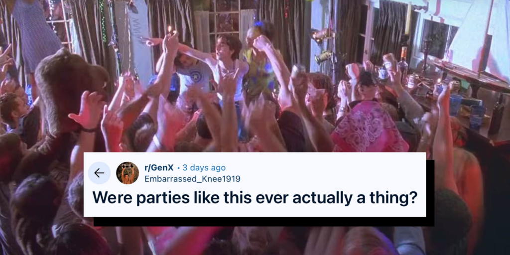Gen Z Redditor asks if the house parties featured in '90s teen comedies were real, sparks generational discourse