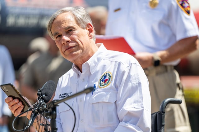 Greg Abbott rebukes question about "blame" as 161 missing after Texas flood