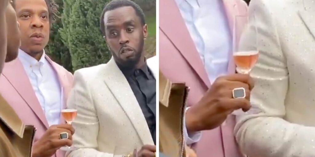 "He's recording people": Conspiracy theory claims Jay-Z wore a camera ring at a party with Diddy