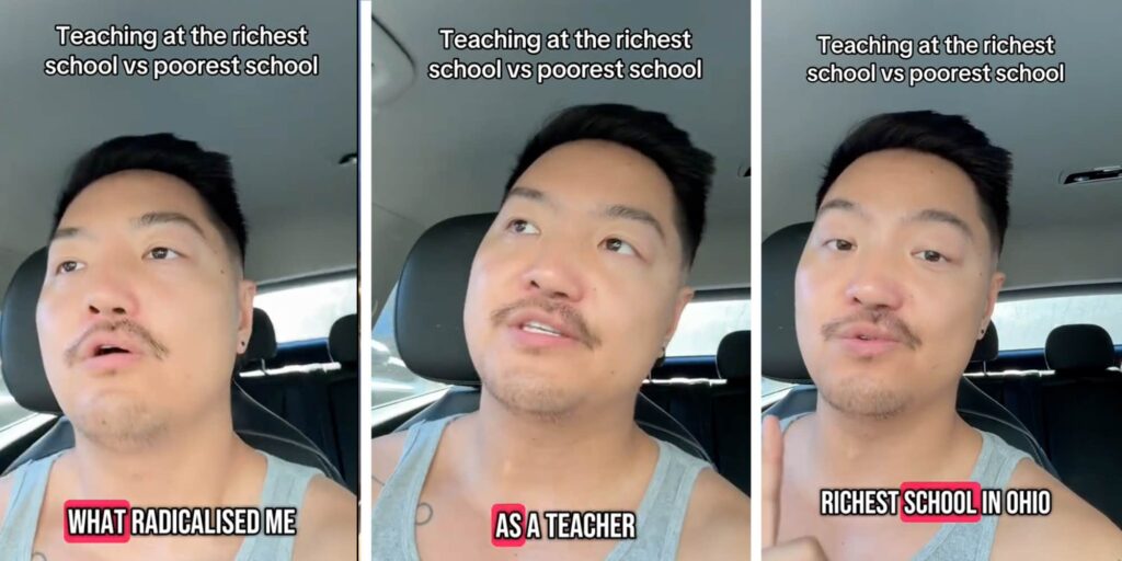 "I'd cry every day": Teacher explains how working at the richest vs the poorest school in Ohio "radicalized" him