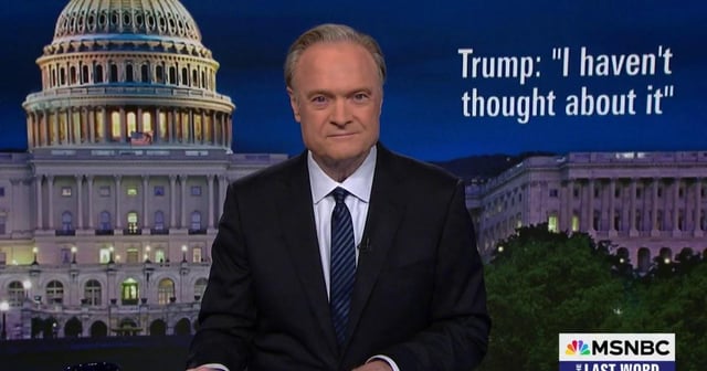 Lawrence: Today Trump proved there is no way he can fake sounding smart about anything