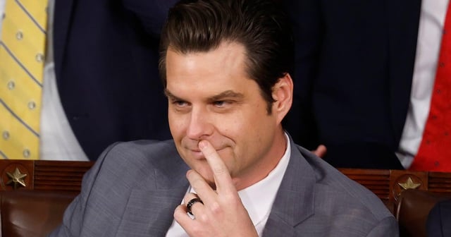 MAGA Demands Trump Use Teen Sex Accused Gaetz to Probe Epstein
