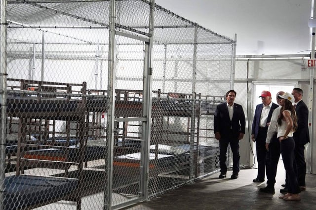 Major DeSantis contributor was awarded Alligator Alcatraz contract