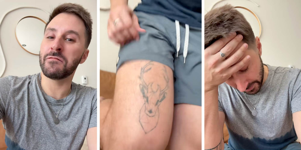 Man gives an update on what his “Ephemeral tattoo” looks like now