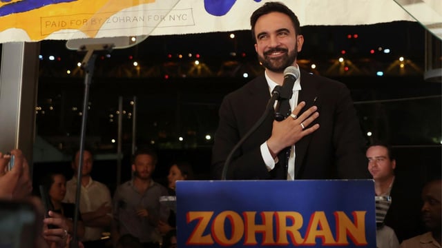 New York City primary election: Zohran Mamdani defeats Andrew Cuomo in third round of ranked choice voting 56% to 44%