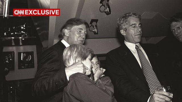Newly uncovered photos show Jeffrey Epstein attended Trump's wedding in 1993