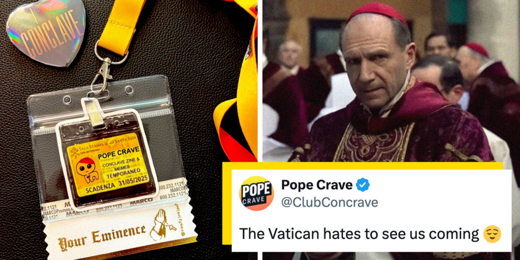 "No other religion goes as hard": Did Pope Crave, the "Conclave" parody account on X, recieve official Vatican credentials?