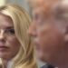 Pam Bondi Reacts to Missing Minute in Jeffrey Epstein Video