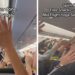 People are doing plane yoga now—and yes, there's a catch