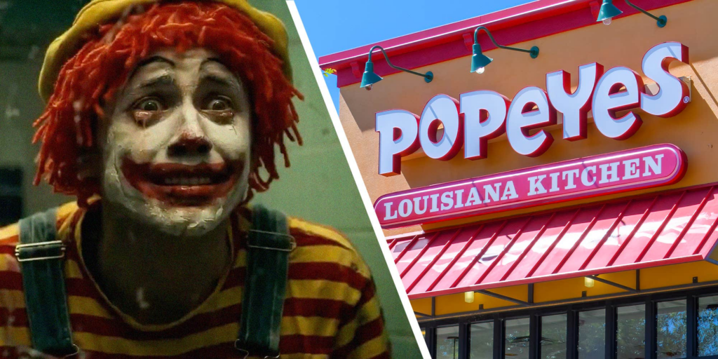Popeyes creates a McDonald's "diss track" after Snack Wraps released