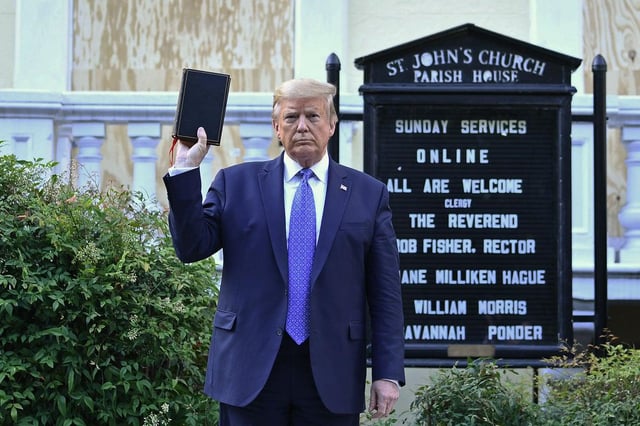 Republicans say 2020 George Floyd riots were Biden’s fault, but Trump was president