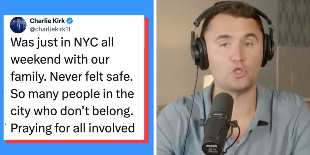 "Sounds like who didn't belong was you": Charlie Kirk blasted for blaming deadly NYC shooting on diversity