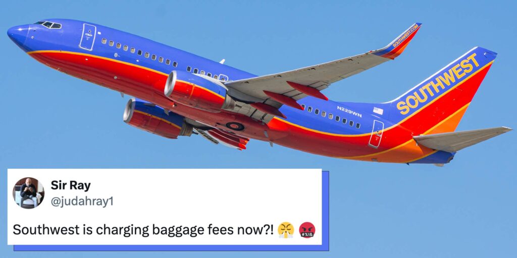 "Terrible move": Southwest Airlines' free bags perk is mostly gone—and loyal customers are pissed