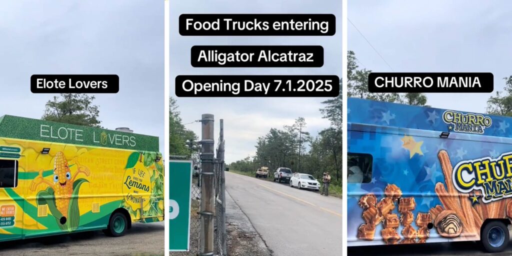 "They love our food but hate our people": Immigrant-owned food trucks face backlash for serving Alligator Alcatraz