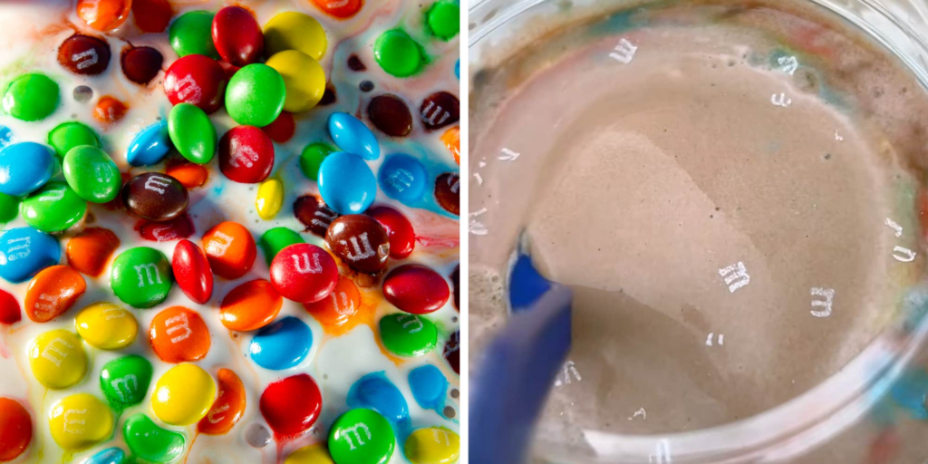 "This heat got everybody stripping": Man shocked at how the "M's" in his M&Ms melted off during a heat wave
