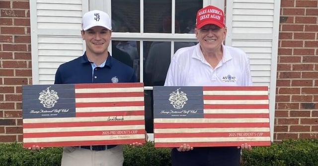 Trump Brags About Stunning Golf Victory at His Own Course as MAGA Rages Over Epstein
