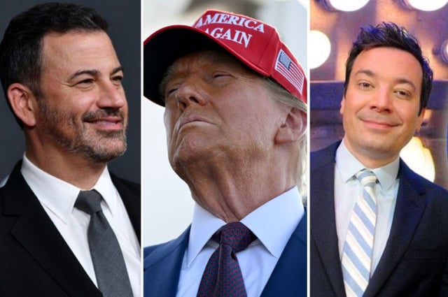 Trump Calls for Jimmy Kimmel and Jimmy Fallon to Be Fired and He Wants the Credit For It