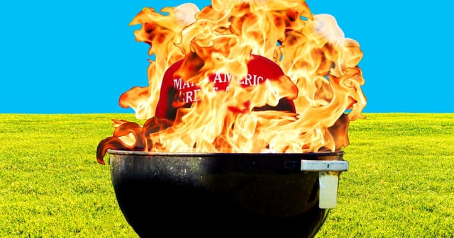 Trump Fans Are Torching Their MAGA Hats Over Epstein Fury