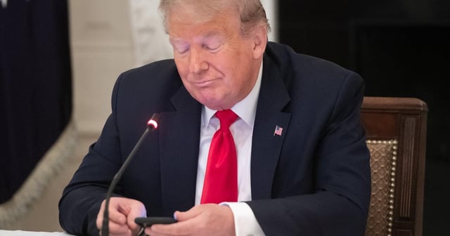 Trump Keeps Derailing White House Meetings to Call His Friends