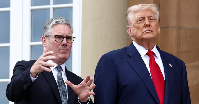 Trump Struggles to Be Heard Over Bagpipes at His Big Scotland Event