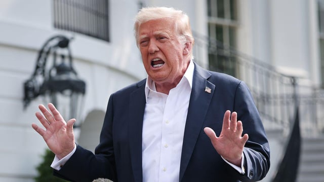 Trump disavows "PAST supporters" who believed "Jeffrey Epstein Hoax"