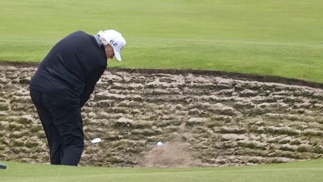Trump once decried the idea of presidential vacations. His Scotland trip is built around golf